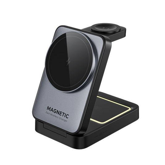 3-in-1 Magnetic Wireless Charger 15W