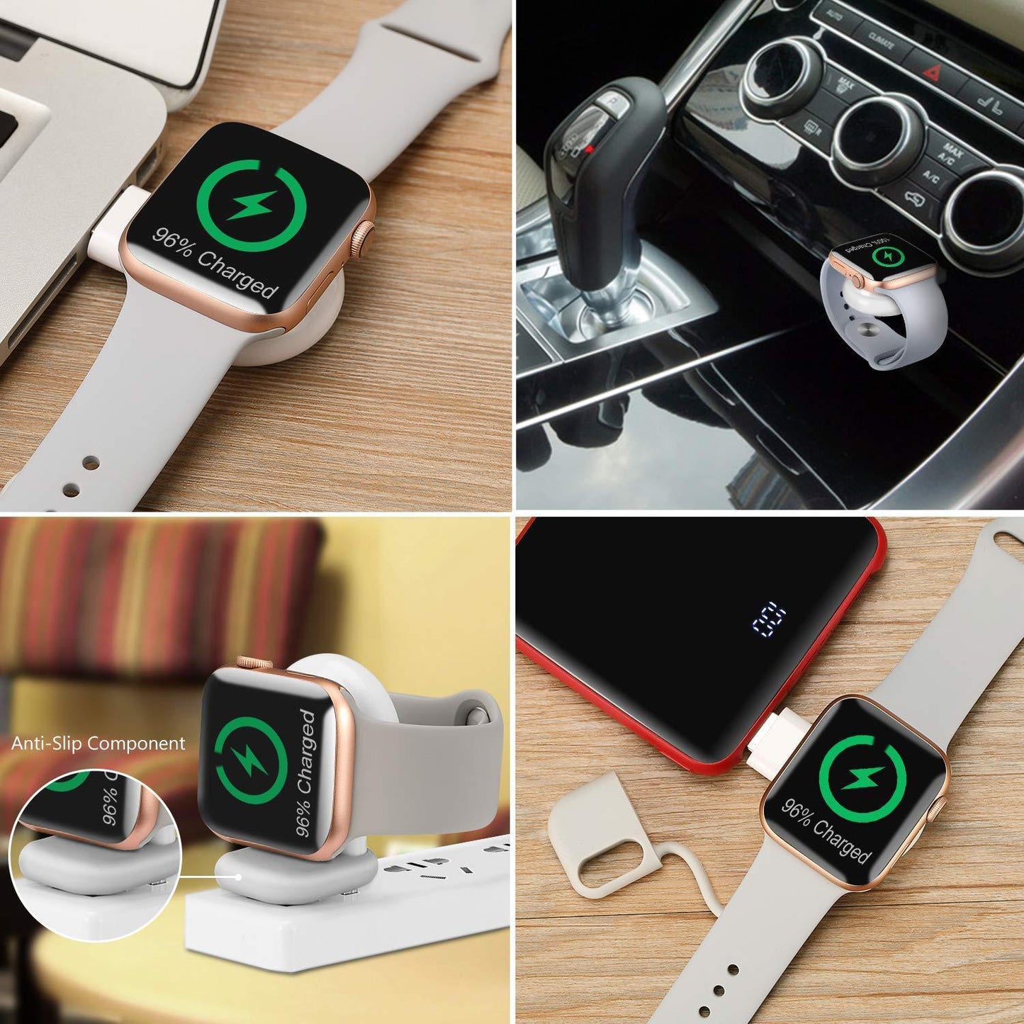 Magnetic Portable Smart Watch Wireless Charger
